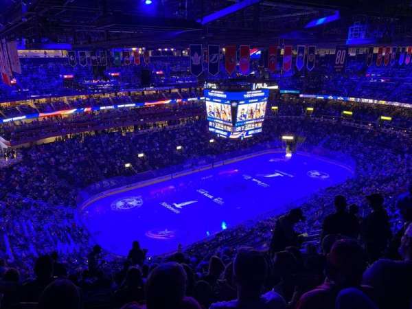 Nationwide Arena, section: 206, row: Q, seat: 10
