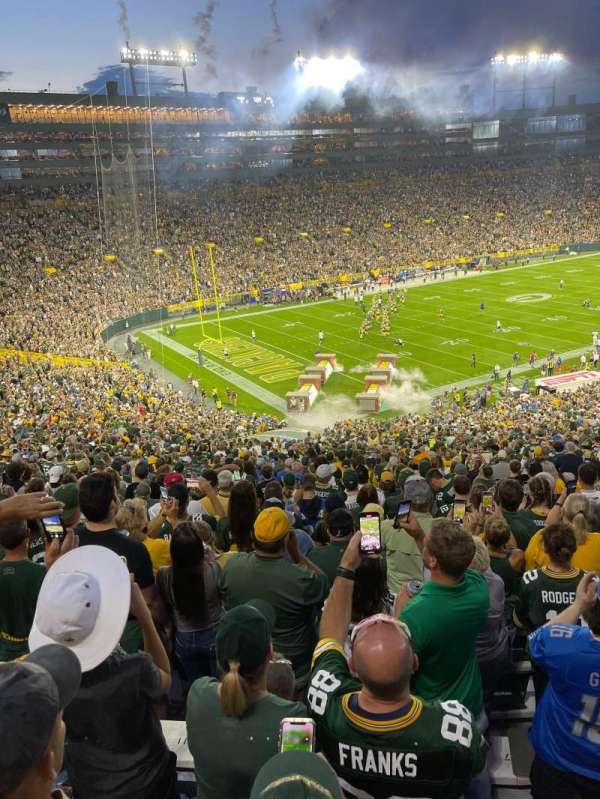 Lambeau Field, section: 131, row: 61, seat: 3