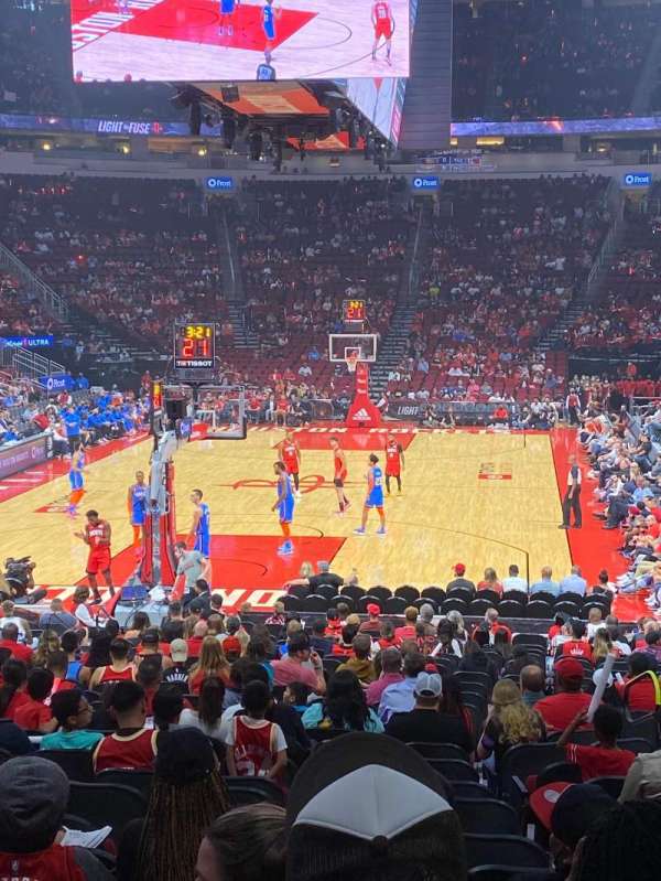 Toyota Center, section: 113, row: 17, seat: 8