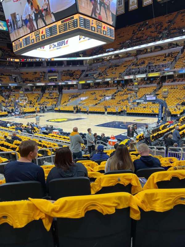 Gainbridge Fieldhouse, section: 2, row: 12, seat: 20