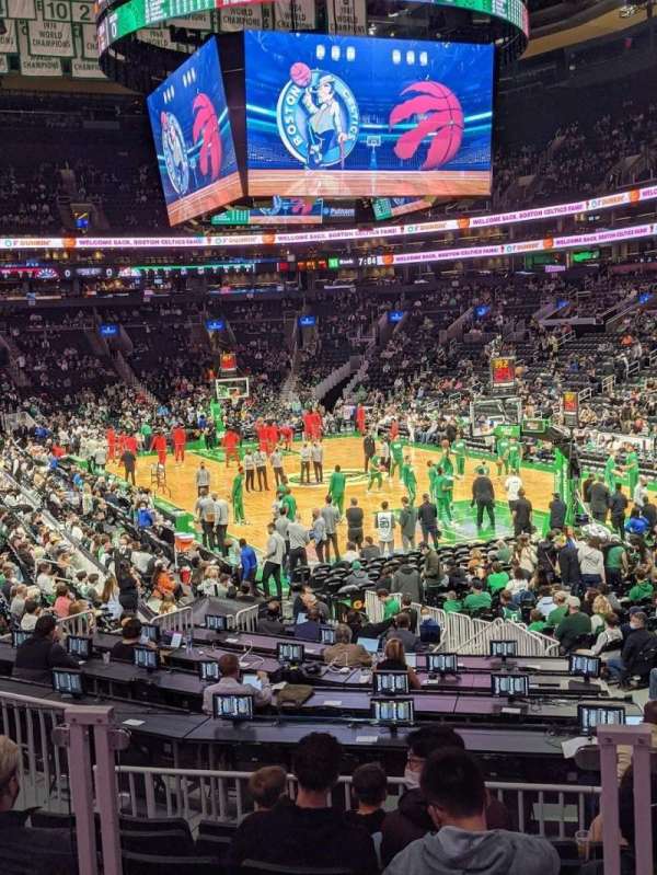 TD Garden, section: 19, row: 18, seat: 2