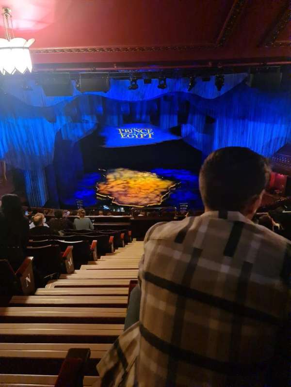 Dominion Theatre, section: Circle, row: Q, seat: 16