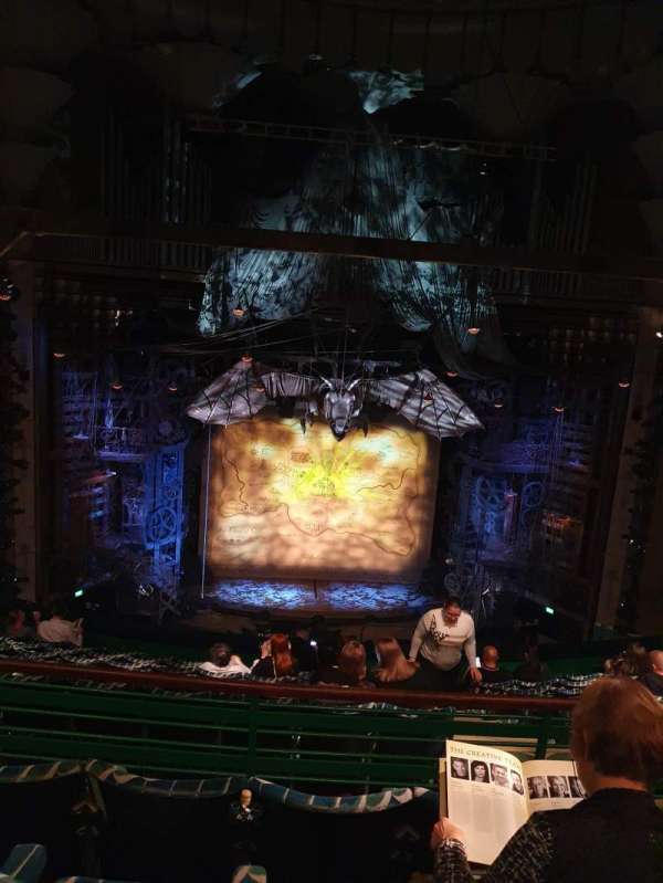 Apollo Victoria Theatre, section: Dress circle, row: K, seat: 33