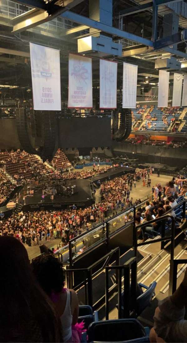 Mohegan Sun Arena, section: 109, row: L, seat: 4