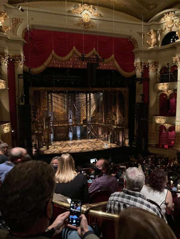 Academy of Music, section: Balcony F, row: B, seat: 15