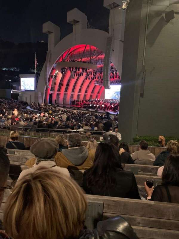 Hollywood Bowl, section: D, row: 6, seat: 38