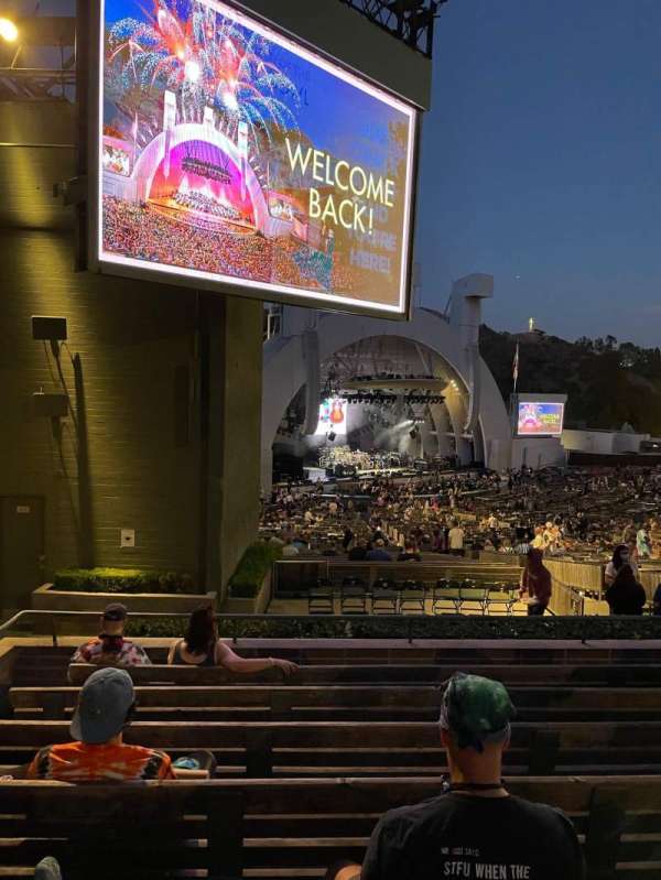 Hollywood Bowl, section: K3, row: 8, seat: 31