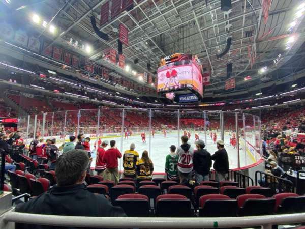 Lenovo Center, section: 109, row: F, seat: 7