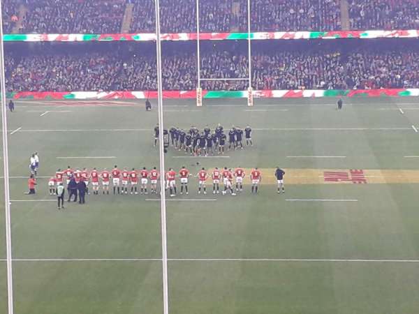 Principality Stadium, section: Un2, row: 23, seat: 27