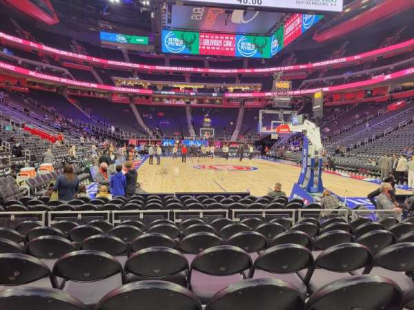Little Caesars Arena, section: 116, row: G, seat: 10