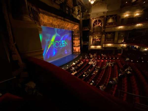 Theatre Royal Drury Lane, section: Royal Circle Box A, row: A, seat: 1