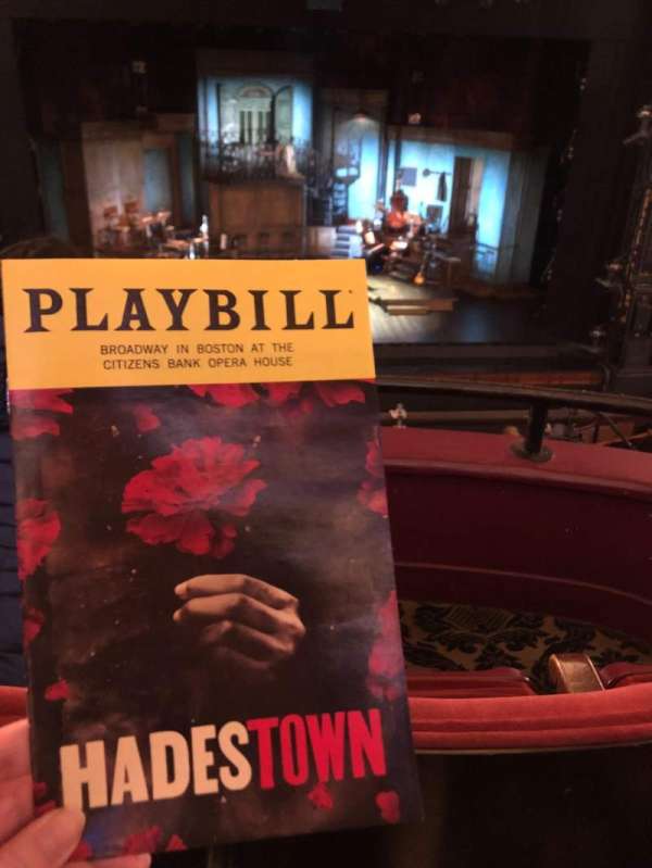 Citizens Bank Opera House, section: Dress Circle C, row: BB, seat: 108
