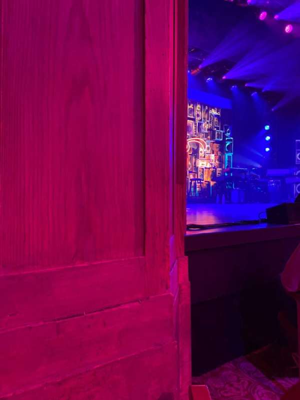 Booth Theatre, section: Orchestra L, row: B, seat: 13