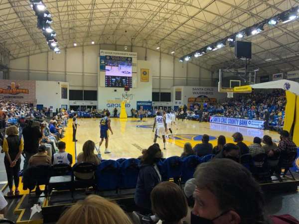 Kaiser Permanente Arena, section: G, row: 4, seat: 4