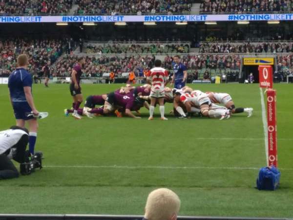 Aviva Stadium, section: 105, row: E, seat: 1