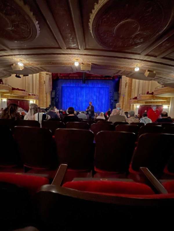 Connor Palace, section: Orchestra C, row: CC, seat: 319