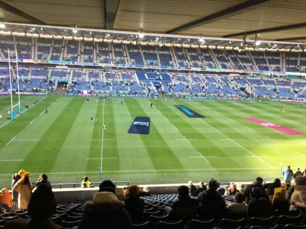 Murrayfield Stadium, section: E16, row: W, seat: 9