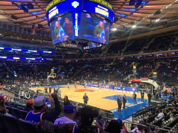 Madison Square Garden, section: 119, row: 8, seat: 14