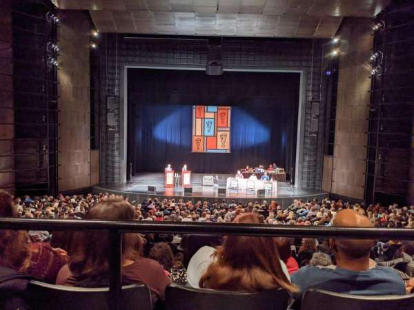 Harris Theater, section: Orchestra Center, row: Y, seat: 107