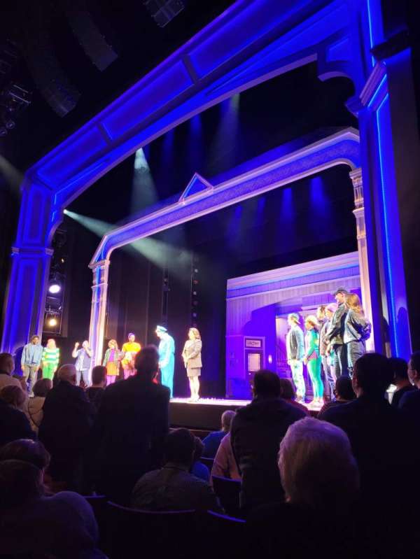 Stephen Sondheim Theatre, section: Orchestra R, row: F, seat: 10