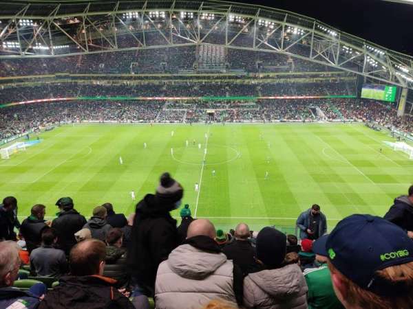 Aviva Stadium, section: 504, row: R, seat: 20