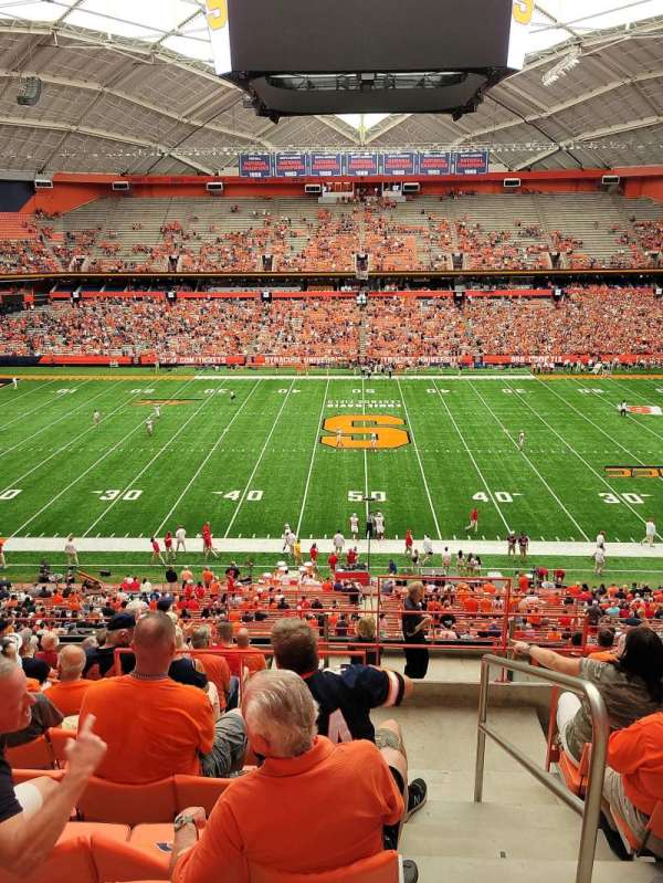 JMA Wireless Dome, section: 319, row: J, seat: 1