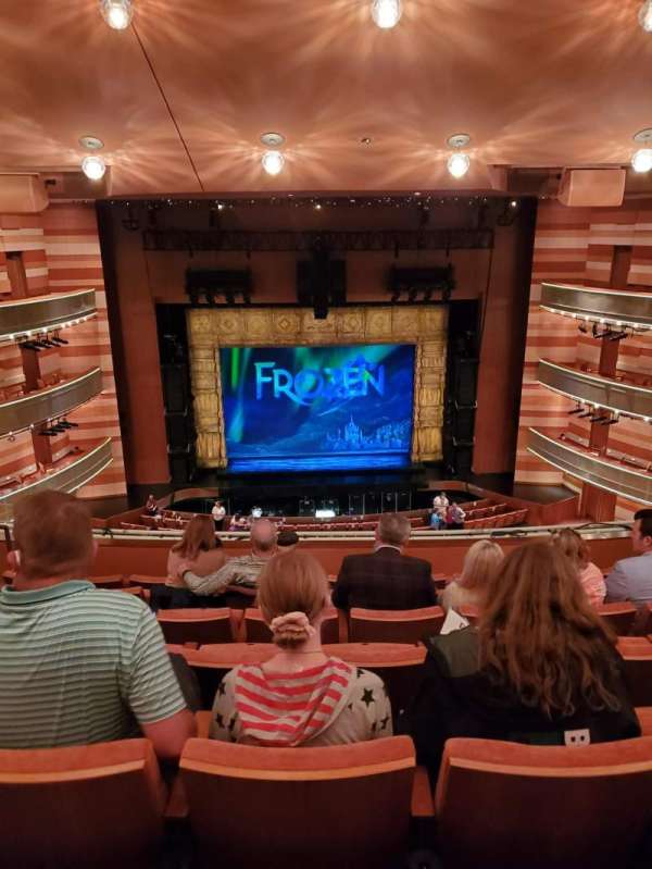 Eccles Theater, section: T2 Center, row: G, seat: 12