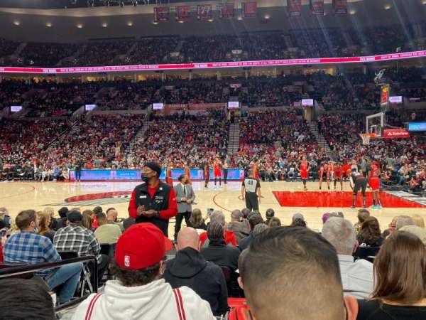 Moda Center, section: 111, row: D, seat: 16