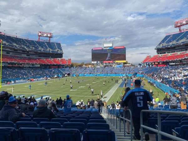 Nissan Stadium, section: 121, row: Y, seat: 1