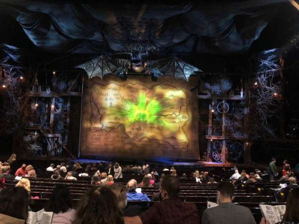 Gershwin Theatre, section: Orchestra C, row: S, seat: 113