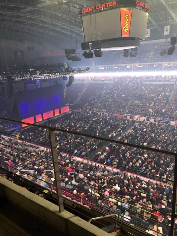 Giant Center, section: 222, row: B, seat: 18