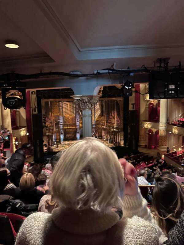 Academy of Music, section: Balcony F, row: F, seat: 3