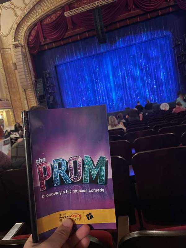 Connor Palace, section: Orchestra C, row: X, seat: 320