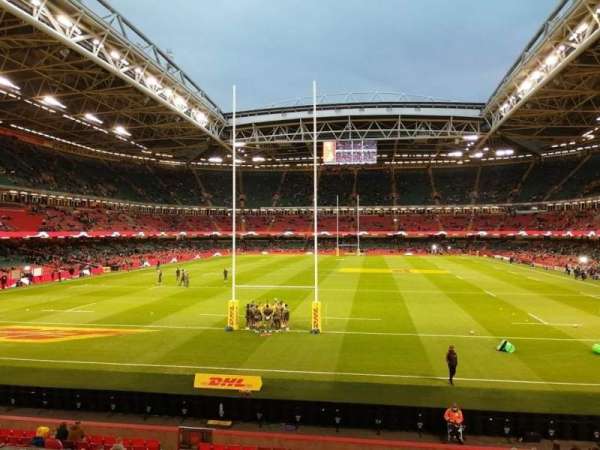 Principality Stadium, section: N2, row: 1, seat: 23