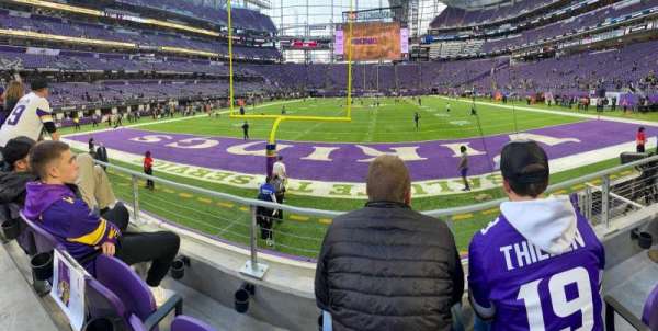 U.S. Bank Stadium, section: 119, row: 5, seat: 13