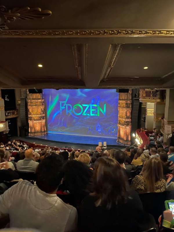 Theatre Royal Drury Lane, section: Royal circle, row: K, seat: 9-12