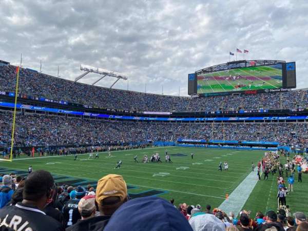 Bank of America Stadium, section: 119, row: 13, seat: 7