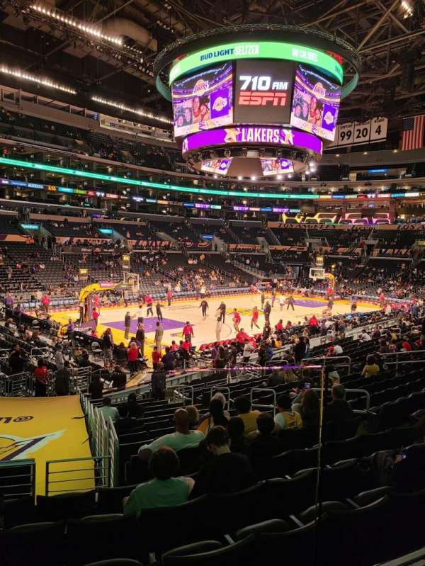 Crypto.com Arena, section: 104, row: 18, seat: 7