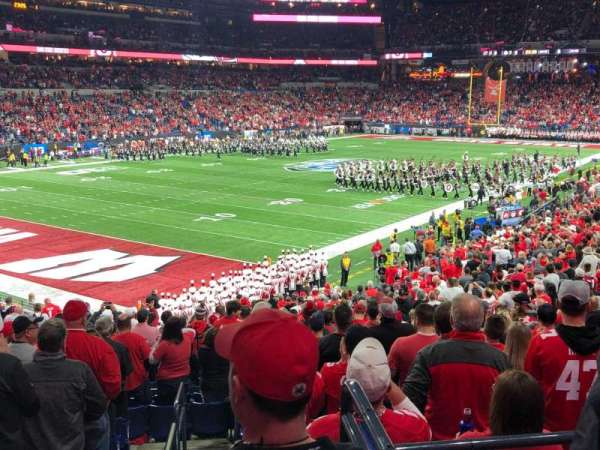 Lucas Oil Stadium, section: 121, row: 12, seat: 16