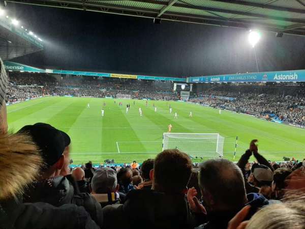 Elland Road, section: N10, row: N, seat: 114