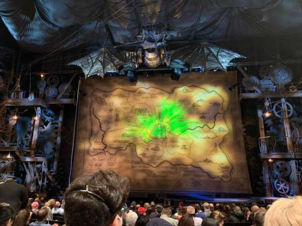 Gershwin Theatre, section: Orchestra C, row: J, seat: 112