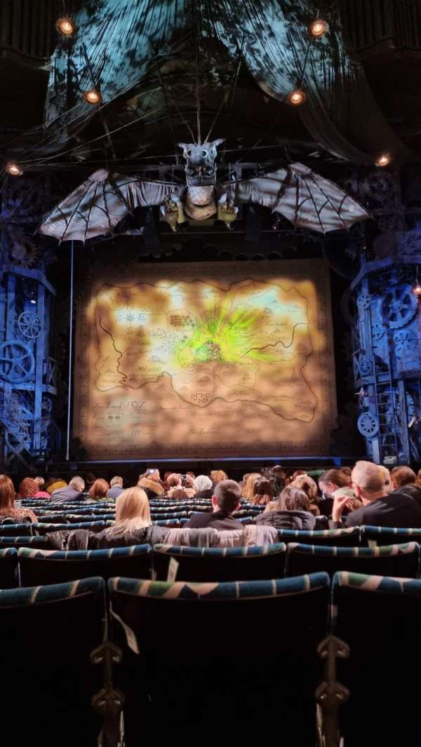 Dominion Theatre, section: Stalls, row: P, seat: 25