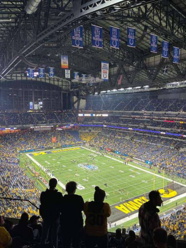 Lucas Oil Stadium, section: 631, row: 8, seat: 6