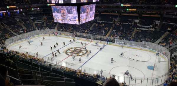 TD Garden, section: 313, row: 10, seat: 22