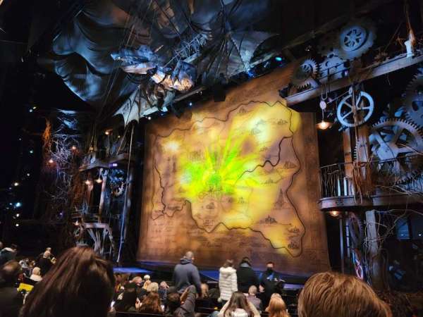 Gershwin Theatre, section: Orchestra R, row: G, seat: 4