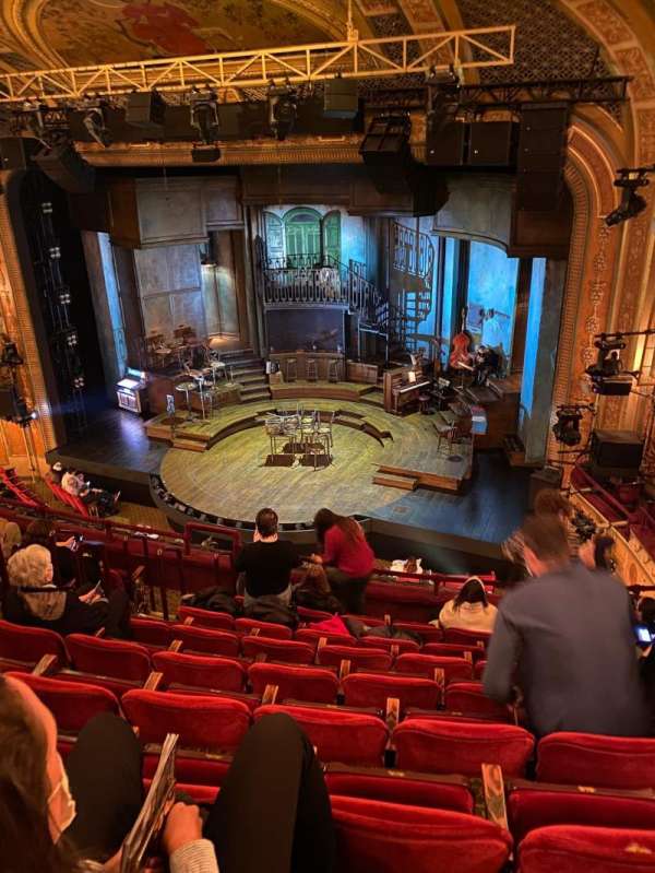 Walter Kerr Theatre, section: Mezzanine R, row: H, seat: 14