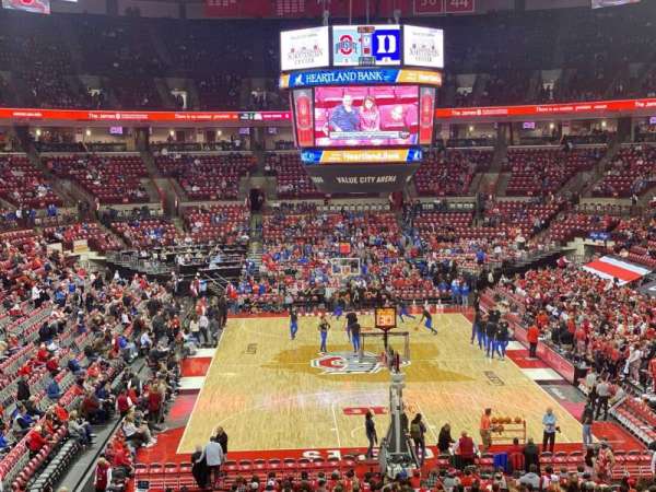 Value City Arena, section: 214, row: G, seat: 18