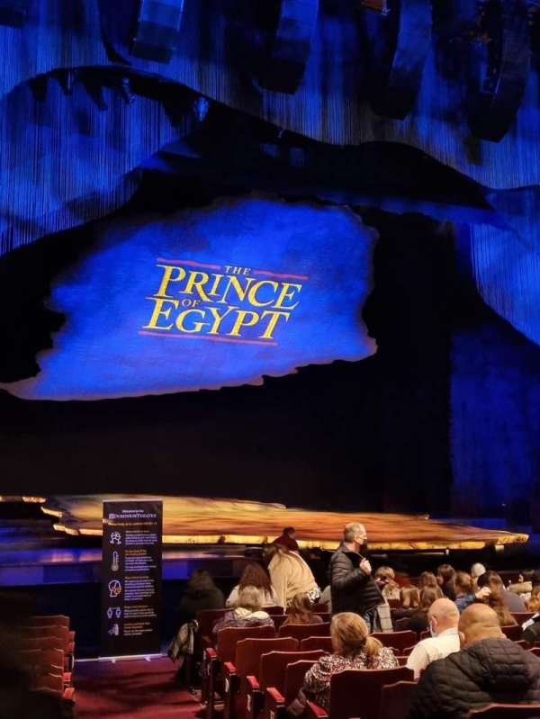 Dominion Theatre, section: Stalls, row: N, seat: 39