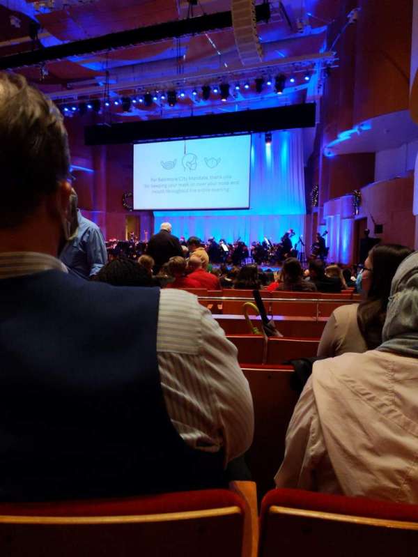 Joseph Meyerhoff Symphony Hall, section: Orchestra R, row: V, seat: 26
