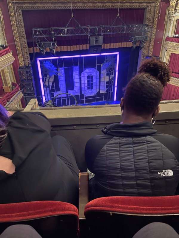 CIBC Theatre, section: Balcony LC, row: B, seat: 419